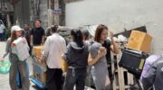 Арендатор покидает общежитие рядом с трещиной в туннеле Пурпурной линии