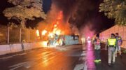 Водитель сгорел заживо, когда грузовик перевернулся на известном холме