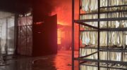 Пожар на резиновом коптильне причинил ущерб более 10 миллионов бат