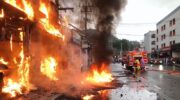 Ресторан в Патонге загорелся после взрыва трансформатора