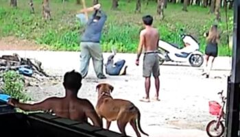 Смертельный beating пожилого человека зафиксирован на камерах видеонаблюдения