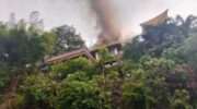 Люксовая вилла загорелась в Камале