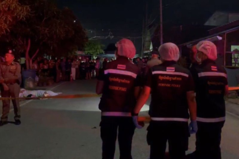 Ревнивый взрослый сын stabbed, shot бойфренда матери
